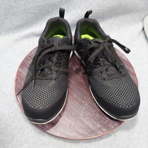 Reebok Mens Weight lifting shoes Knit Sneakers Size 6 Black